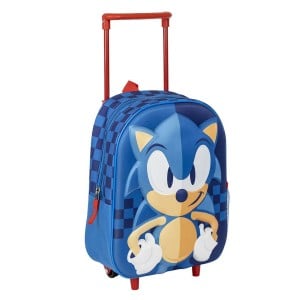 Schulrucksack mit Rädern Sonic Blau 25 x 31 x 10 cm