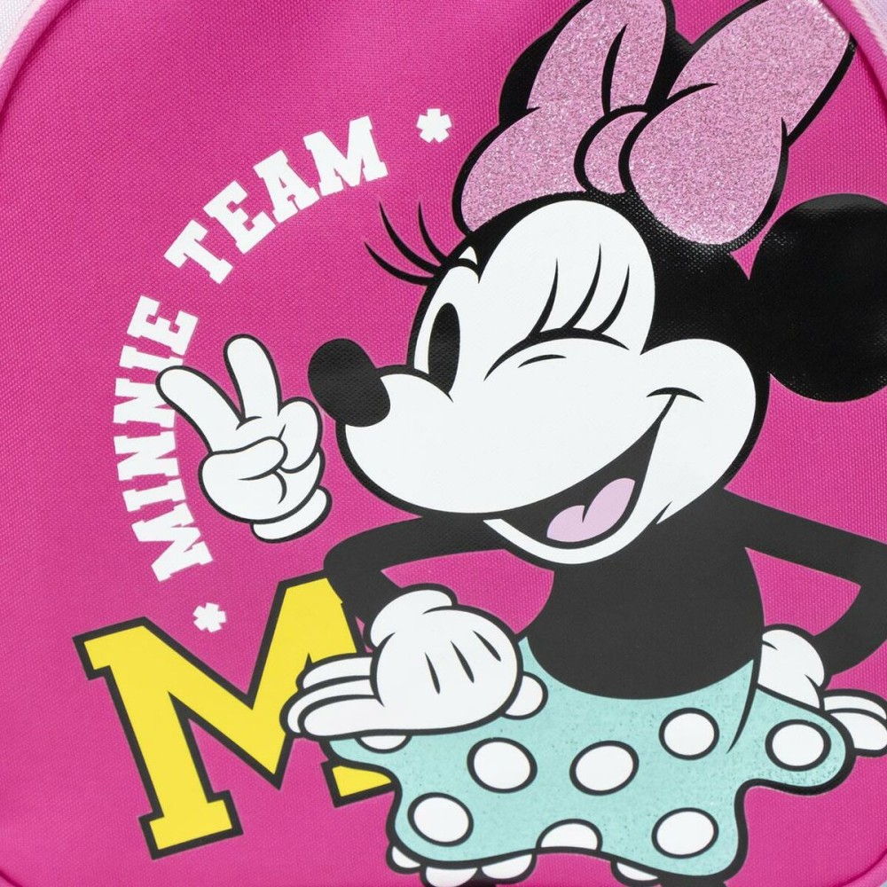 Cartable Minnie Mouse Fuchsia 31 x 12 x 38 cm