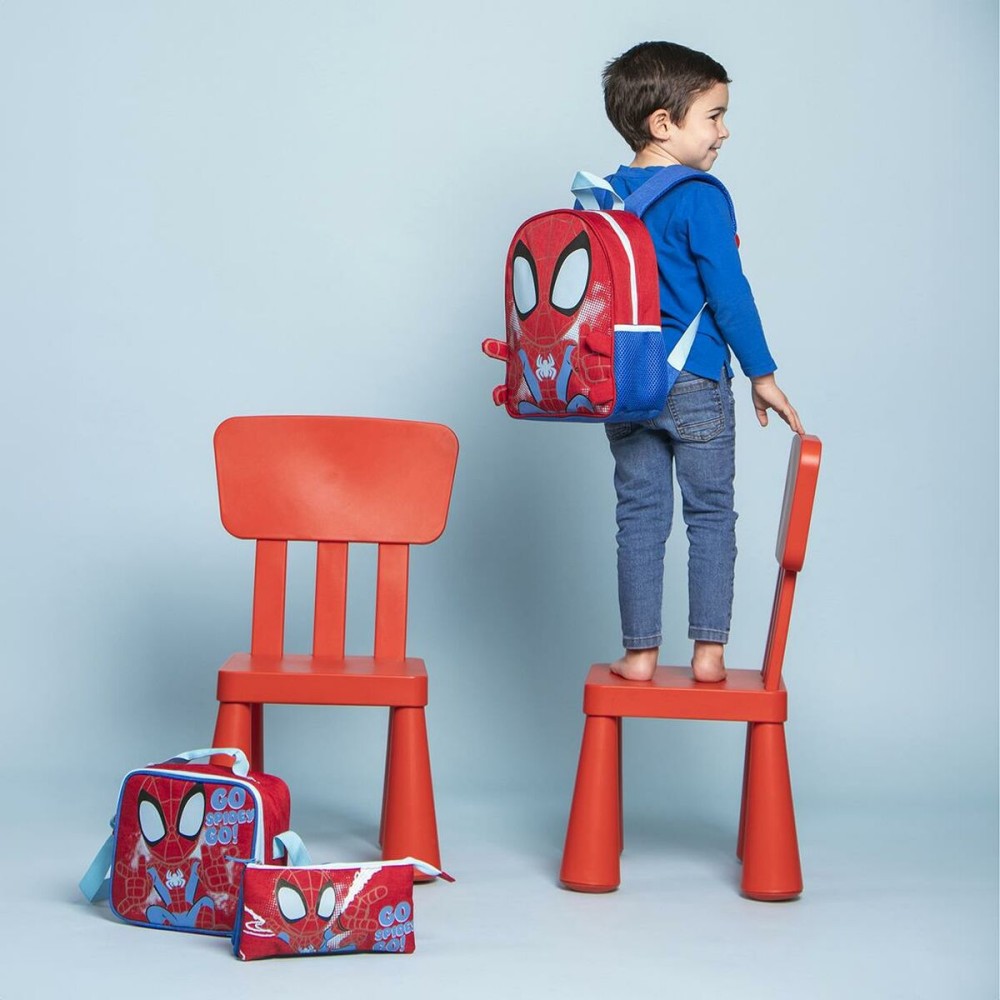 School Bag Spidey Red 25 x 30 x 10 cm