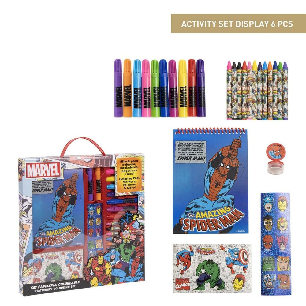 Stationery Set Marvel Blue