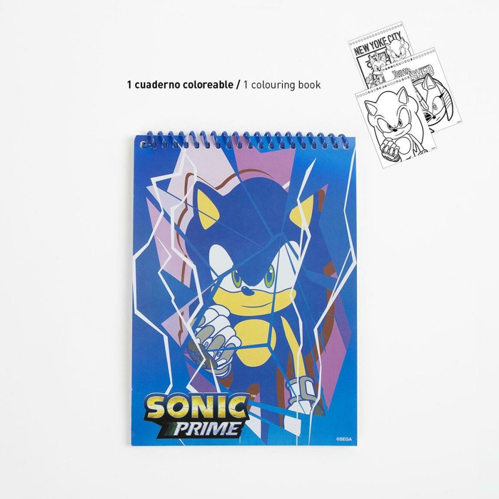 Stationery Set Sonic Blue