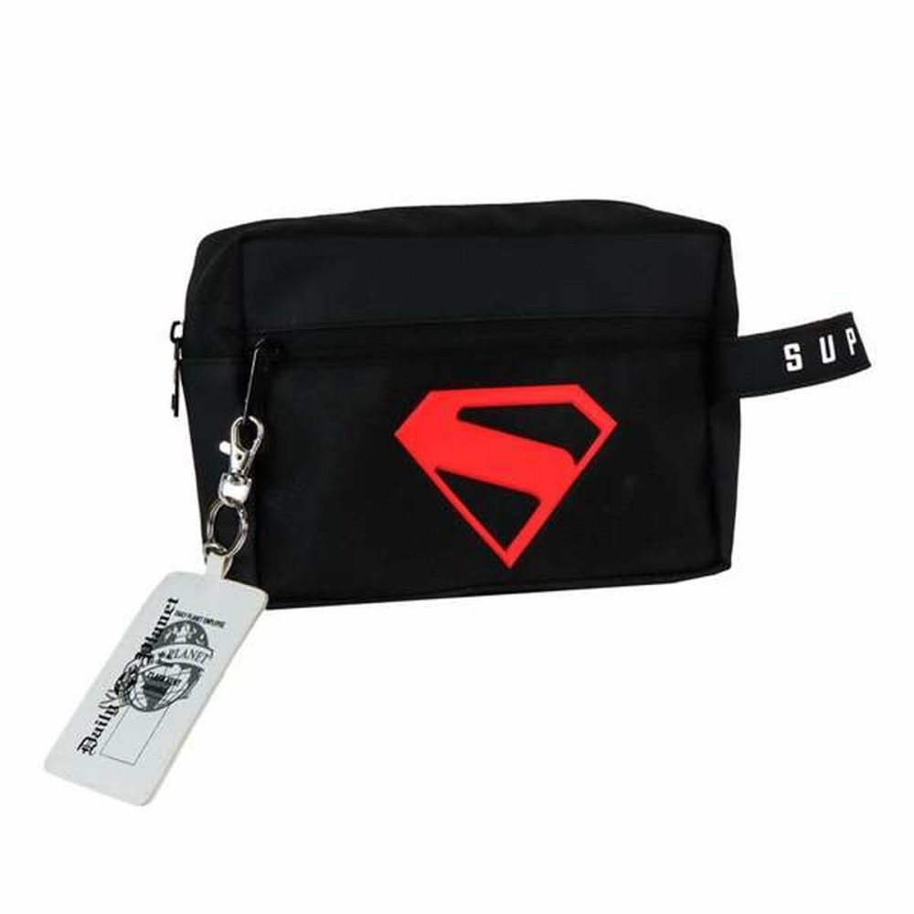 Kinder-Kulturbeutel Superman black