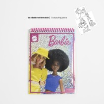 Ensemble de Papeterie Barbie Rose