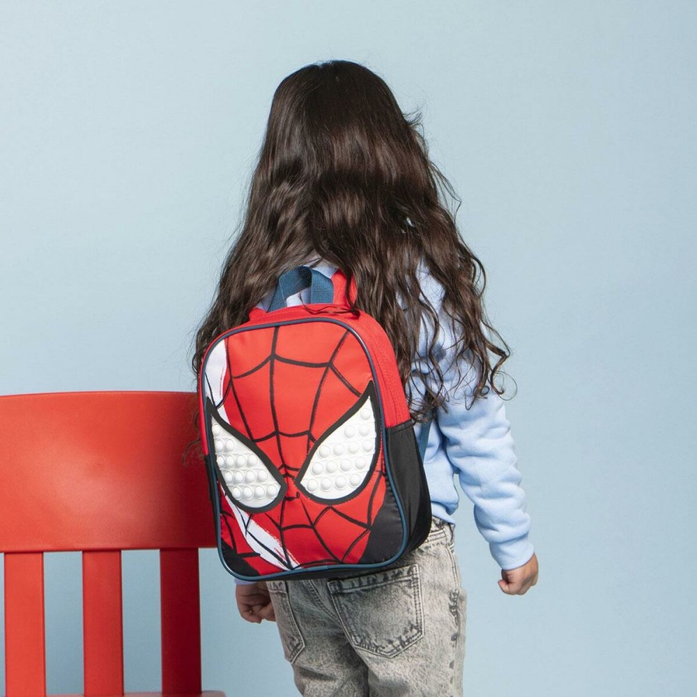 School Bag Spider-Man Red 22 x 29 x 2 cm