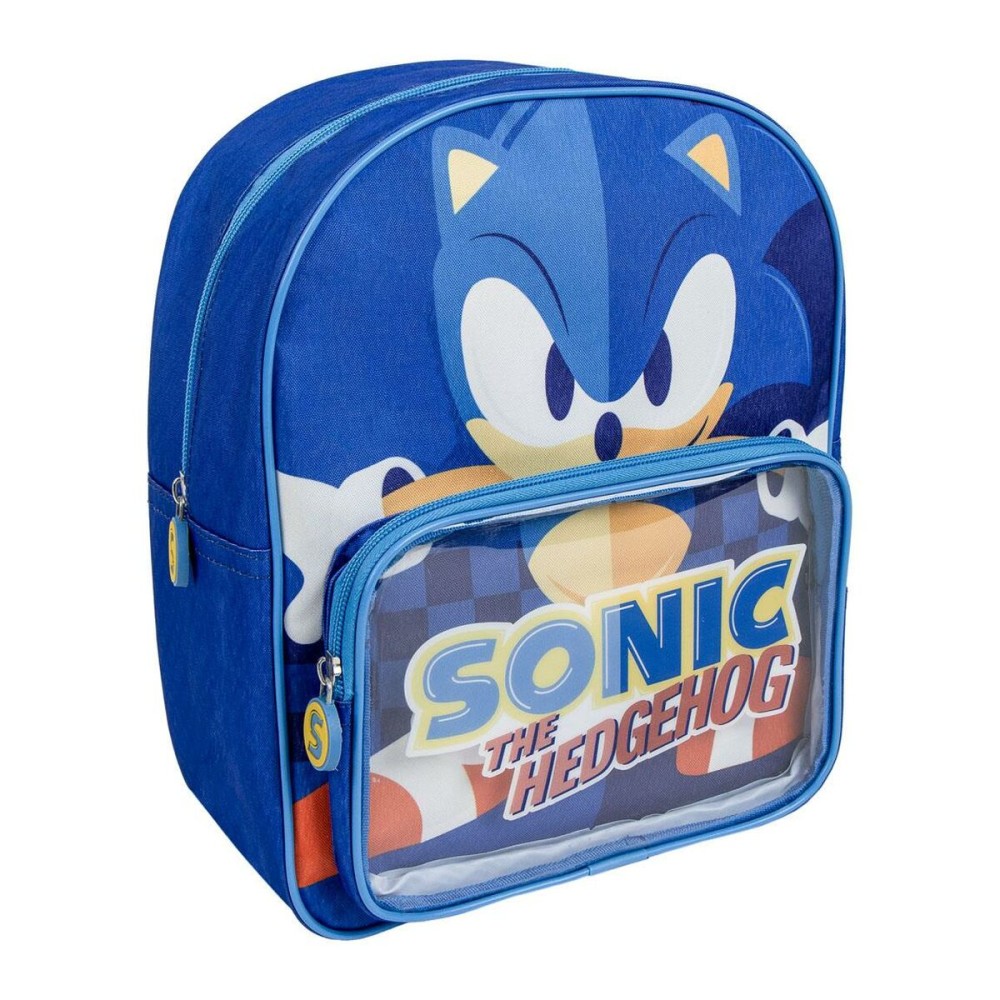 Schulrucksack Sonic Blau 25 x 3 x 12 cm