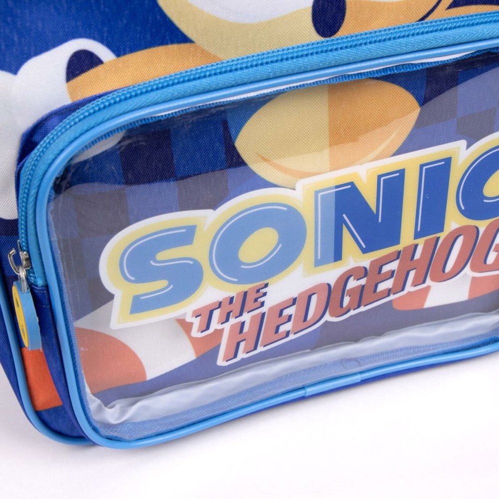 Cartable Sonic Bleu 25 x 3 x 12 cm