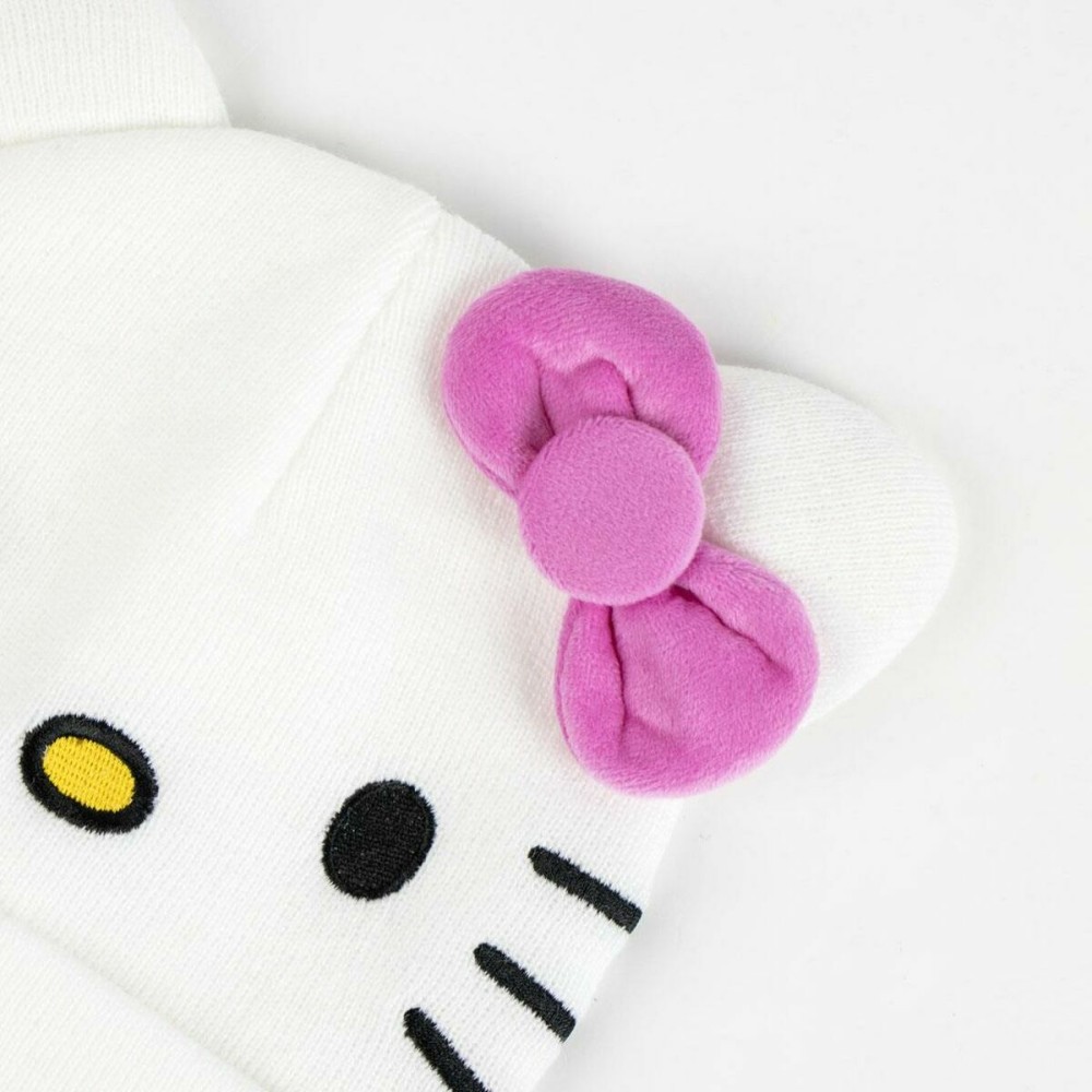 Bonnet enfant Hello Kitty Blanc