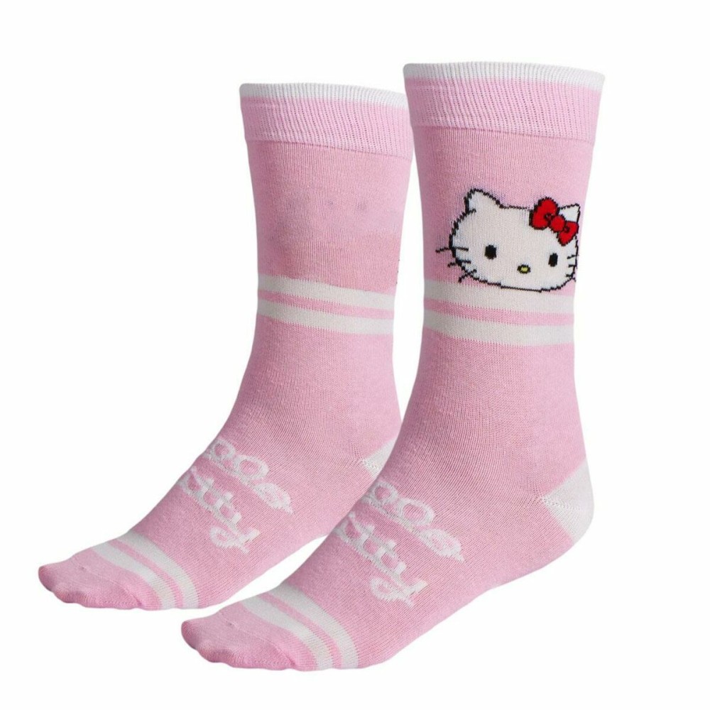 Pack de chaussettes Hello Kitty Multicouleur 3 paires