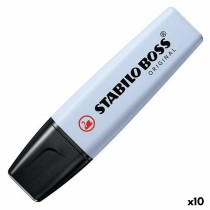 Highlighter Stabilo Light Blue (10 Units)