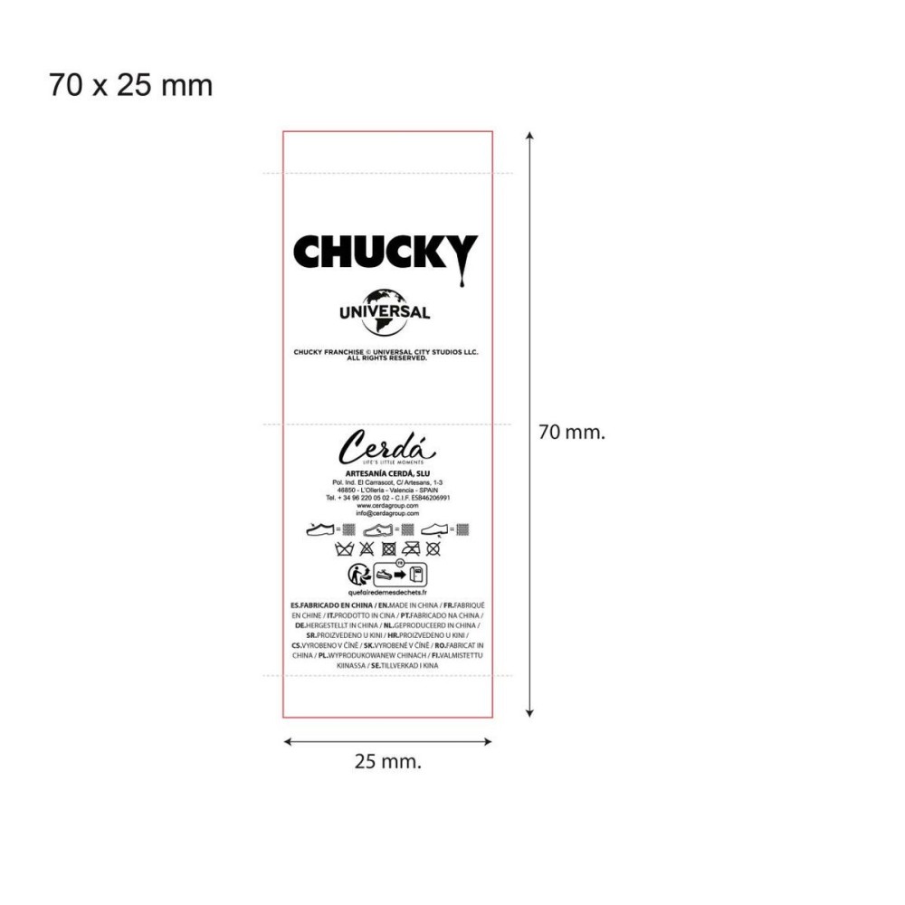 Chaussons Chucky Bleu