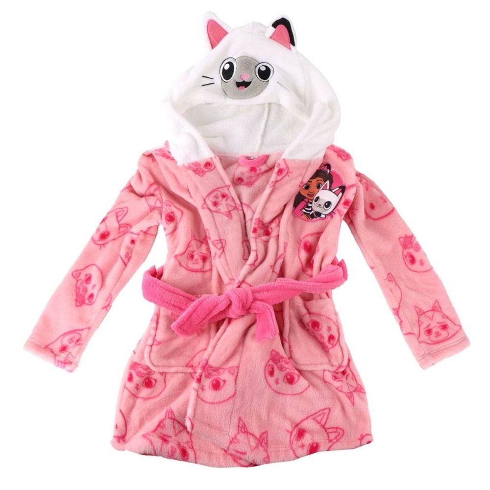 Children's Dressing Gown Gabby's Dollhouse Pink