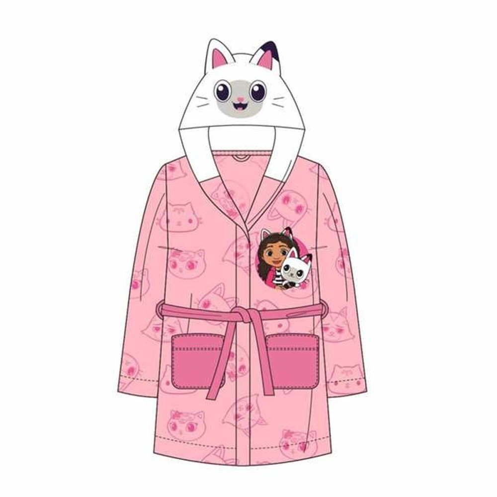 Children's Dressing Gown Gabby's Dollhouse Pink