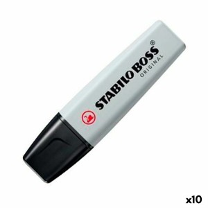 Textmarker Stabilo Grau (10 Stück)