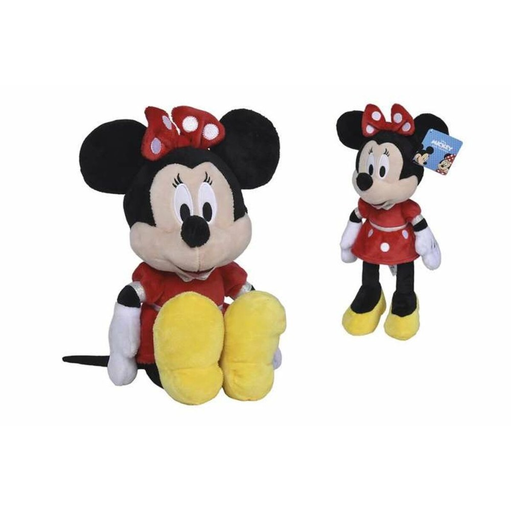 Fluffy toy Minnie Mouse 35 cm Red