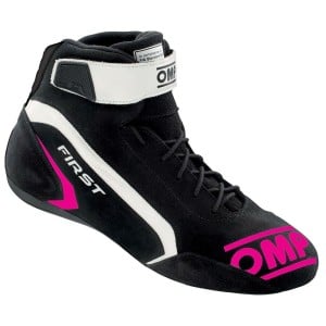 Racing Ankle Boots OMP FIRST Black Fuchsia 40