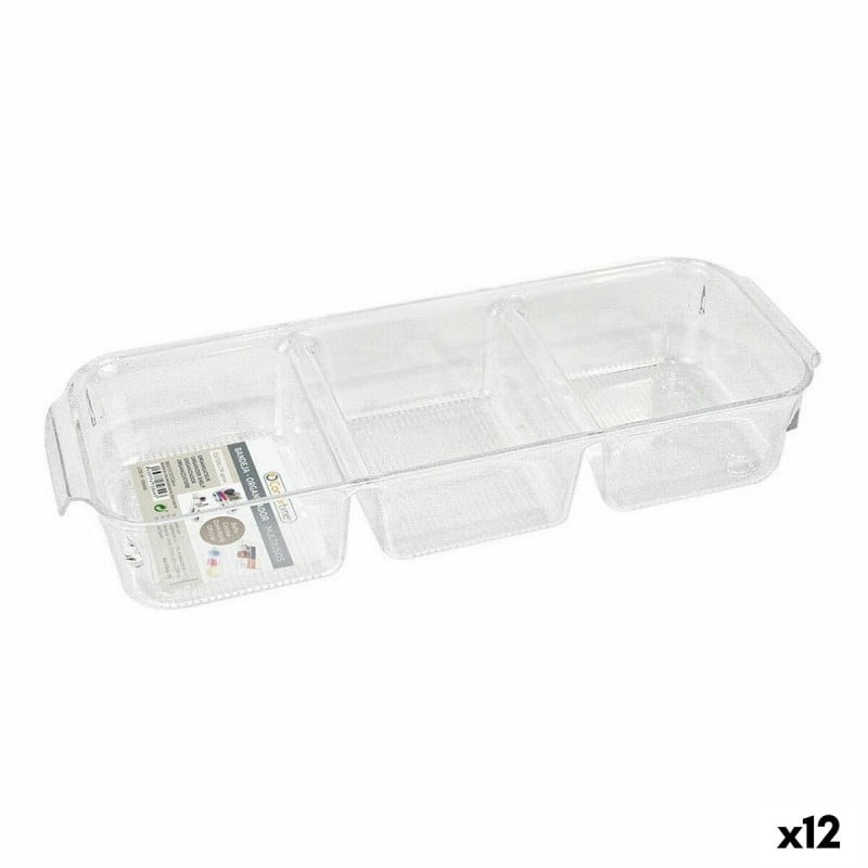 Schale Confortime polystyrol 35 x 13 x 6 cm (12 Stück) (35 x 13 x 6 cm)