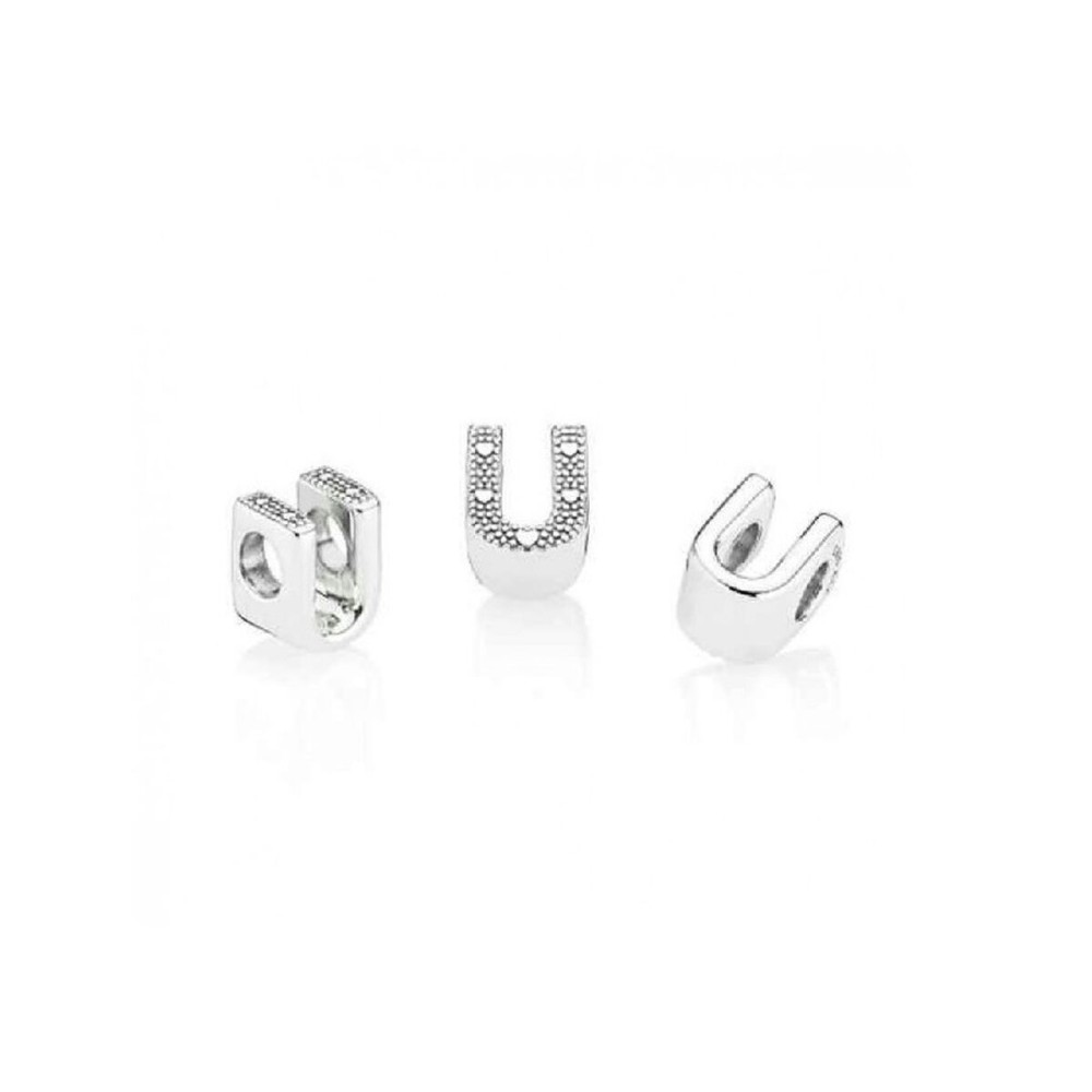 Perle de verre Femme Pandora LETTER T SILVER Argenté