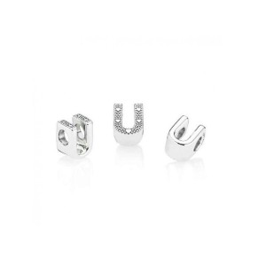 Ladies' Beads Pandora LETTER T SILVER Silver