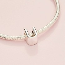 Perle de verre Femme Pandora LETTER T SILVER Argenté