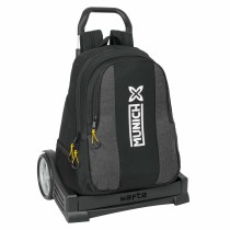 Schulrucksack mit Rädern Munich Topo Schwarz 32 x 44 x 16 cm
