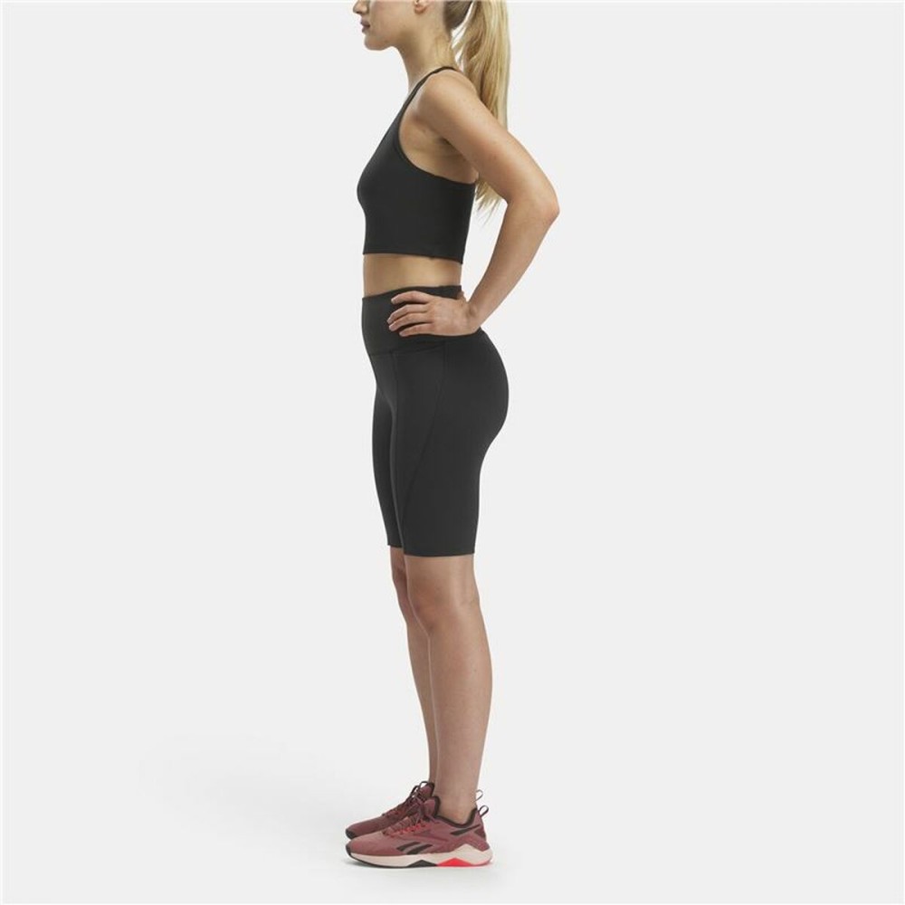 Sporthose Damen Reebok Identity Sl Fitted Short Schwarz