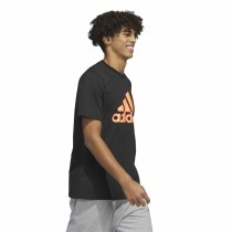 T-shirt à manches courtes homme Adidas Logo Noir (L)