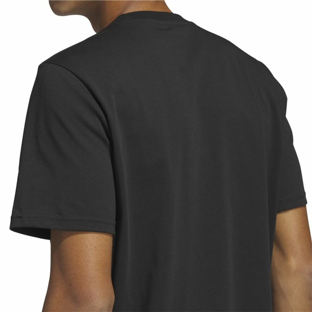 T-shirt à manches courtes homme Adidas Logo Noir (L)