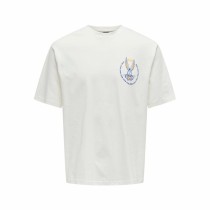 T-shirt à manches courtes homme Only & Sons Onslooney Rlx Blanc