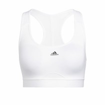 Soutien-gorge de Sport Adidas Pwr Ms Pd Blanc