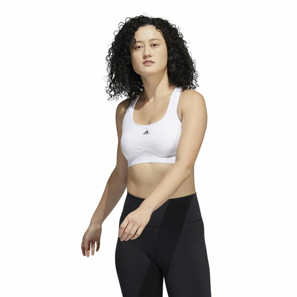 Sports Bra Adidas Pwr Ms Pd White