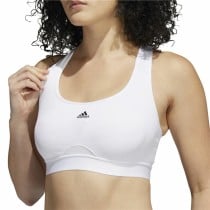 Soutien-gorge de Sport Adidas Pwr Ms Pd Blanc