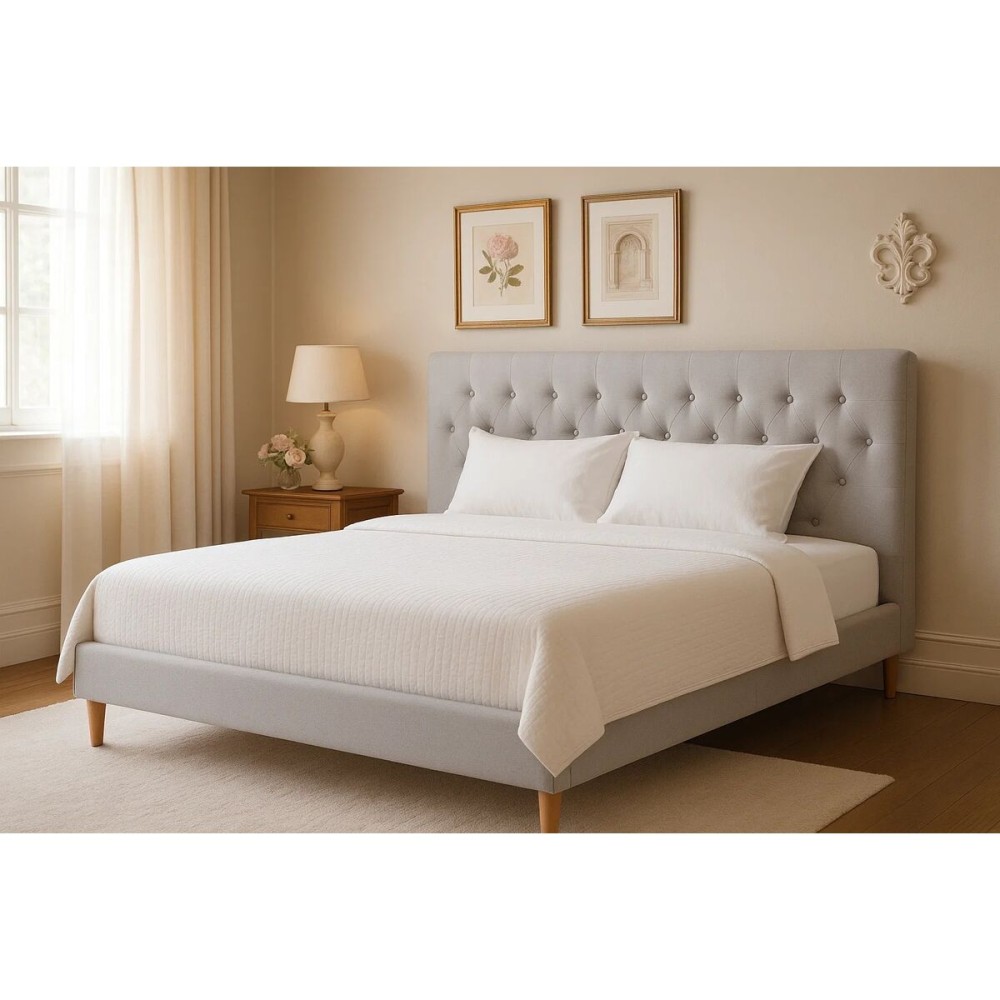 Bett Home ESPRIT Beige 170 X 219 X 104 CM