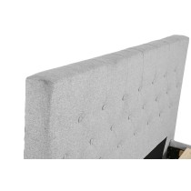 Bett Home ESPRIT Hellgrau 170 X 219 X 104 CM