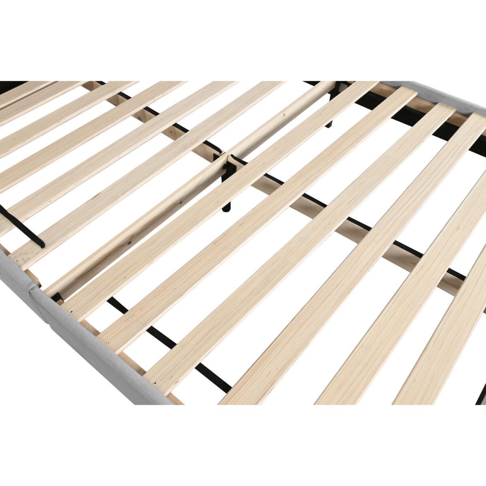 Bett Home ESPRIT Hellgrau 170 X 219 X 104 CM