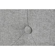 Bett Home ESPRIT Hellgrau 170 X 219 X 104 CM