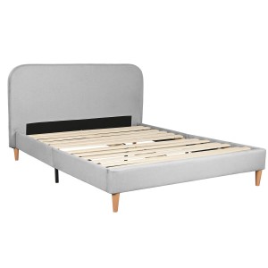 Bett Home ESPRIT Hellgrau 170 X 219 X 104 CM