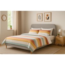 Bett Home ESPRIT Hellgrau 170 X 219 X 104 CM