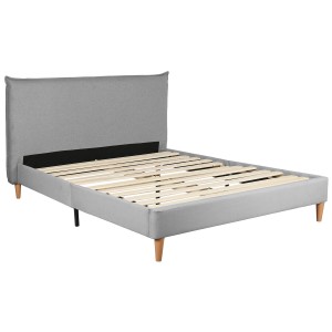 Bett Home ESPRIT Hellgrau 177 X 219 X 108 CM