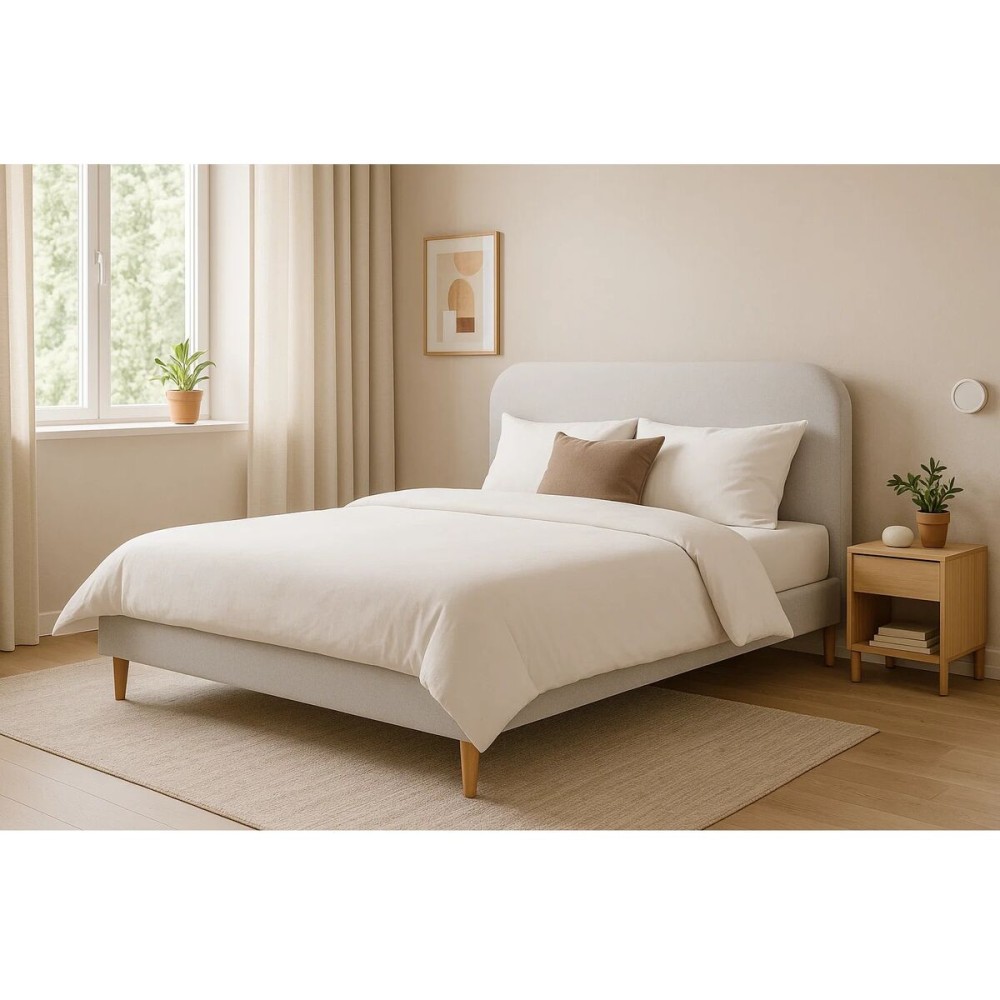 Bett Home ESPRIT Beige 170 X 219 X 104 CM