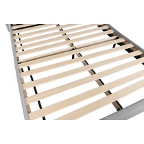 Bett Home ESPRIT Hellgrau 170 X 219 X 104 CM