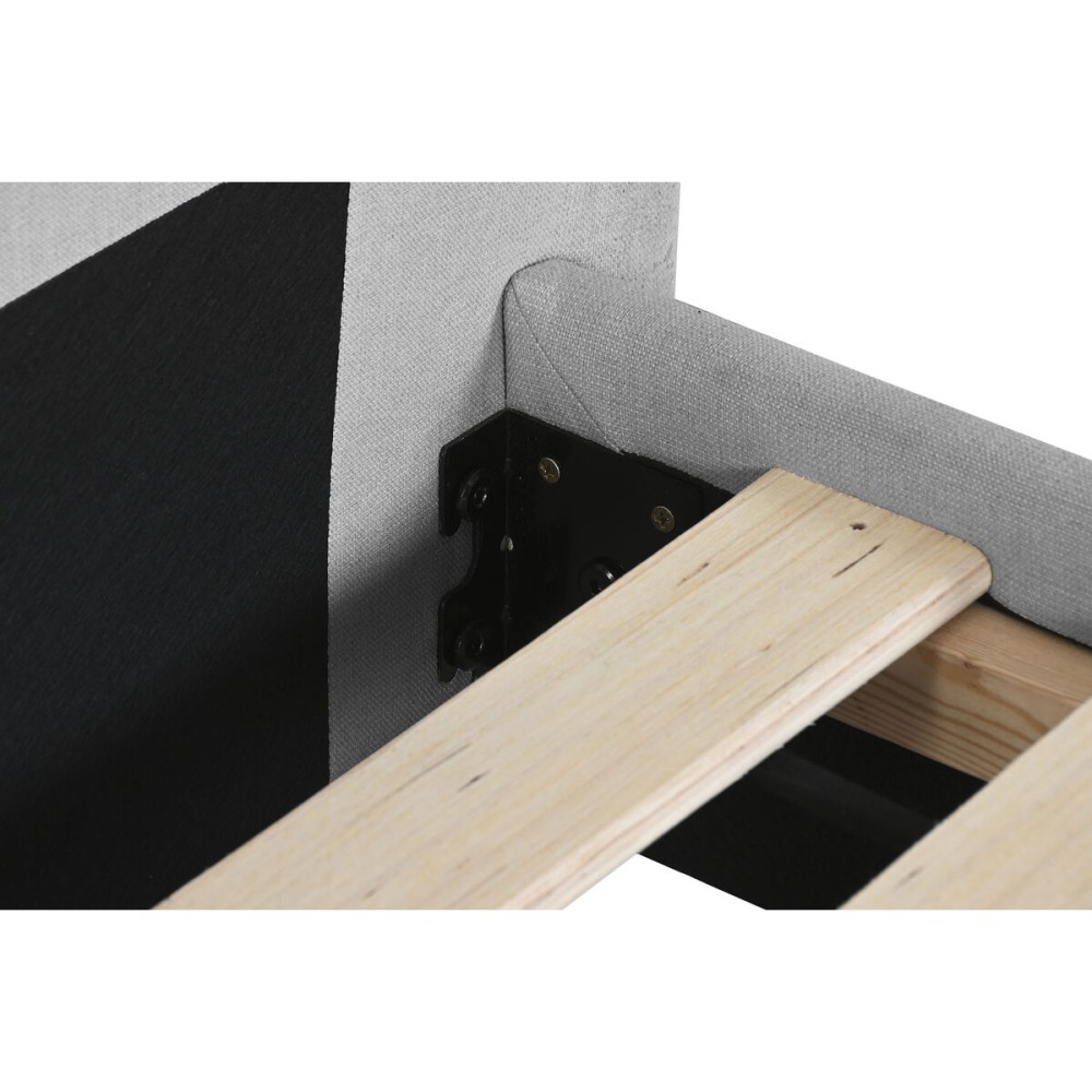 Bett Home ESPRIT Hellgrau 170 X 219 X 104 CM
