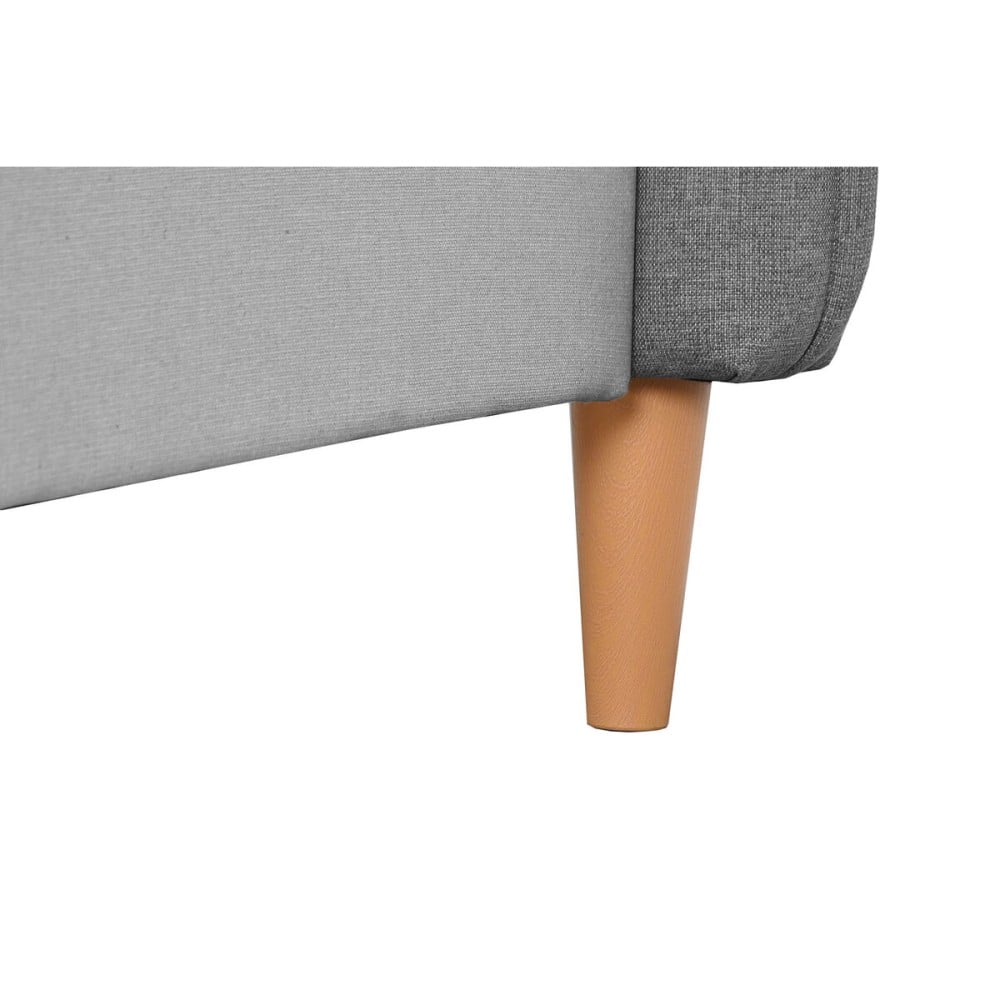 Bett Home ESPRIT Hellgrau 177 X 219 X 108 CM