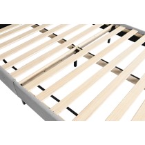 Bett Home ESPRIT Hellgrau 177 X 219 X 108 CM