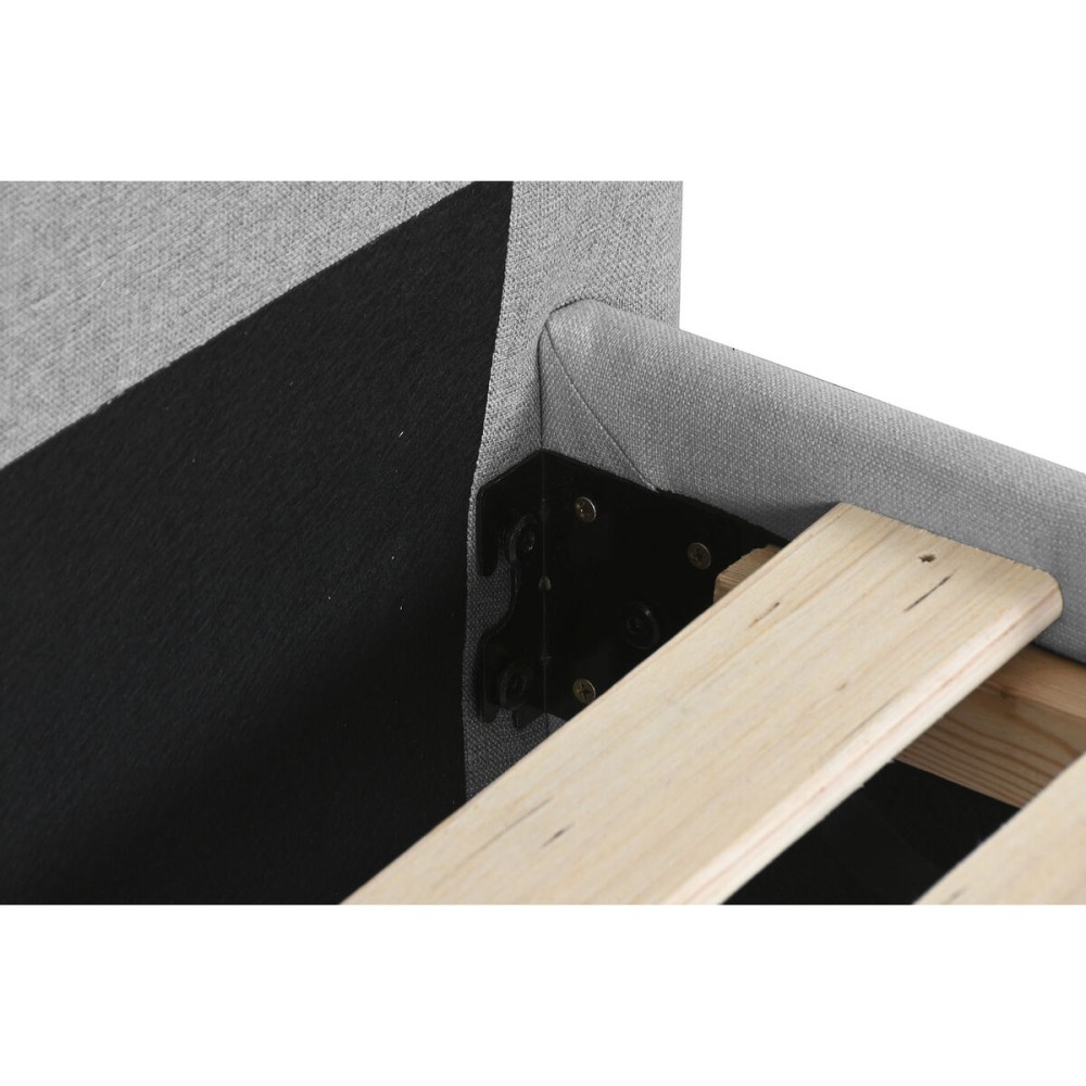 Bett Home ESPRIT Hellgrau 177 X 219 X 108 CM