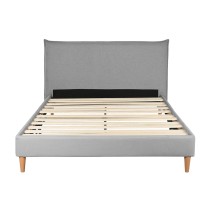 Bett Home ESPRIT Hellgrau 177 X 219 X 108 CM