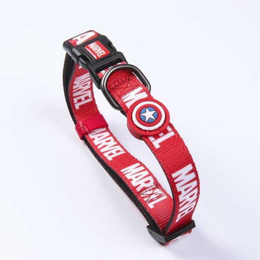 Dog collar Marvel Red S/M