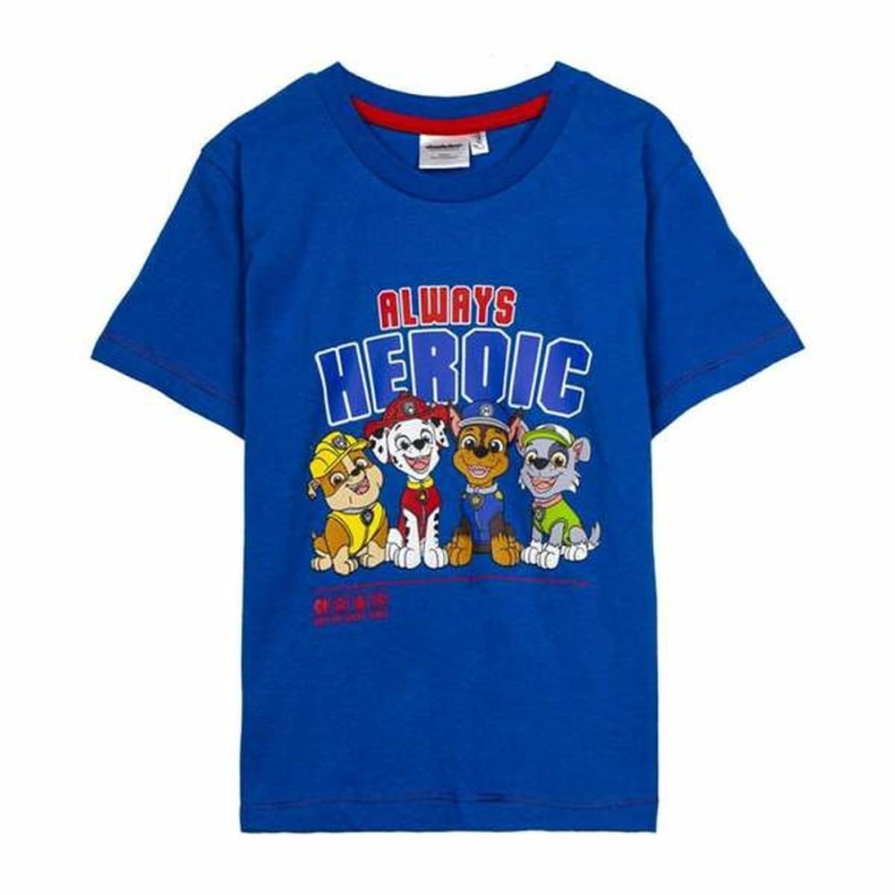 Kurzarm-T-Shirt für Kinder The Paw Patrol Dunkelblau 6 Jahre