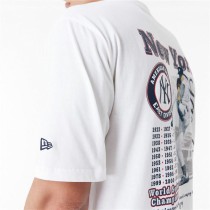 T-shirt à manches courtes homme New Era MLB PLAYER GRPHC OS TEE NEYYAN 60435538 Blanc (L)