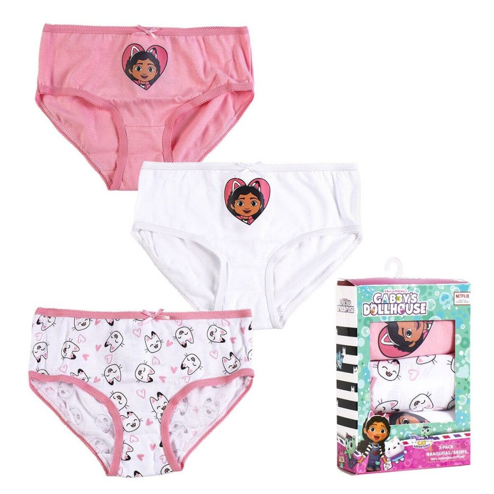 Pack of Girls Knickers Gabby's Dollhouse Multicolour
