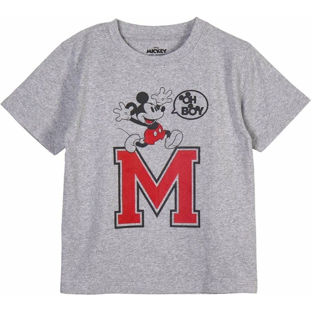 T shirt à manches courtes Enfant Minnie Mouse Gris 3 Ans